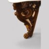 Antique gilt console table end