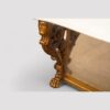 Antique gilt console table inner side
