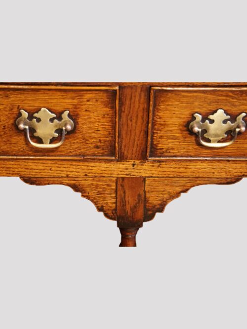 Antique oak dresser with pot board apron