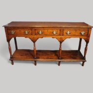 Antique oak dresser with pot board