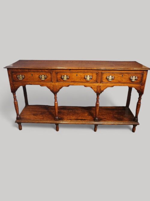 Antique oak dresser with pot board