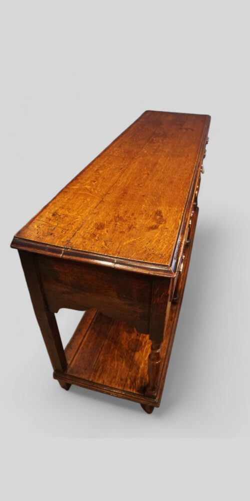 Antique oak dresser with pot board length