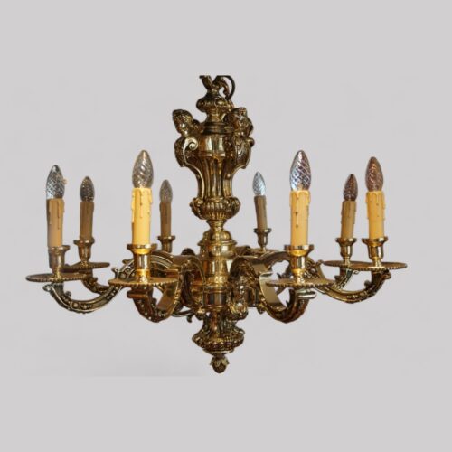 Bronze Mazarin chandelier