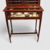 Edwardian mahogany curio cabinet and bookcase base