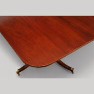 Georgian style pedestal dining table above