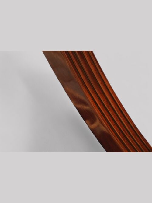 Georgian style pedestal dining table reeded leg