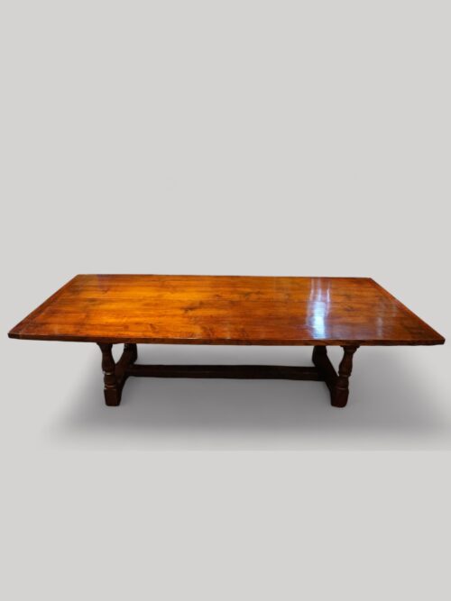 Large oak refectory table