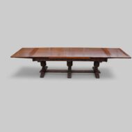 Massive oak refectory draw leaf table 1
