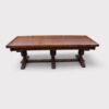 Massive oak refectory draw leaf table
