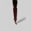 Regency mahogany extending dining table leg