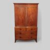 Regency mahogany linen press