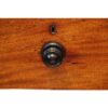 Regency mahogany linen press drawer front