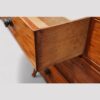 Regency mahogany linen press drawer lining