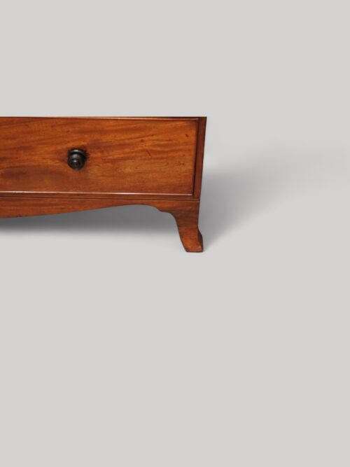 Regency mahogany linen press foot