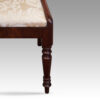 Set of 6 William IV bar back dining chairs front leg