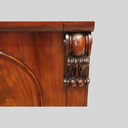 Victorian mahogany chiffonier corbel