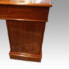 Victorian mahogany pedestal desk 153cms rear pedestal