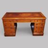 Victorian mahogany pedestal desk 153cms wide