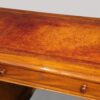 Victorian mahogany pedestal desk 153cms wide centre