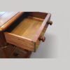Victorian mahogany pedestal desk 153cms wide drawer
