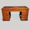 ctorian mahogany pedestal desk 153cms wide front
