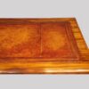 Victorian mahogany pedestal desk 153cms wide leather detail