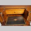 Victorian oak secretaire campaign chest interior
