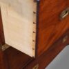 Victorian teak military chest ash linings