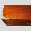 Victorian teak military chest brass corner
