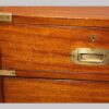 Victorian teak military chest handles