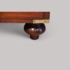 Victorian teak military chest turned foot