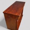 Antique mahogany chiffonier top detail