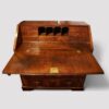 George I walnut bureau interior