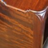 Pair of mahogany tray top bedsides shoulder detail