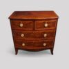 Small Georgian inlaid bow chest