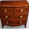 Small Georgian inlaid bow chest front
