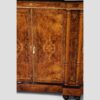 Victorian inlaid walnut credenza door panel