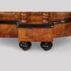 Victorian inlaid walnut credenza feet