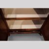 Victorian inlaid walnut credenza interior lining