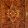 Victorian inlaid walnut credenza panel door
