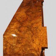 Victorian inlaid walnut credenza top