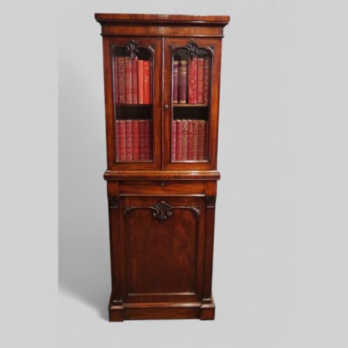 William IV mahogany collectors estate cabinet