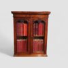 William IV mahogany collectors estate cabinet bookcase top