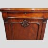 William IV mahogany collectors estate cabinet carving