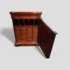 William IV mahogany collectors estate cabinet fitted base
