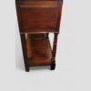 19thc oak pot board dresser end