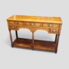 Antique oak South Wales pot board dresser angle