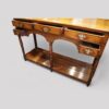 Antique oak South Wales pot board dresser drawers open