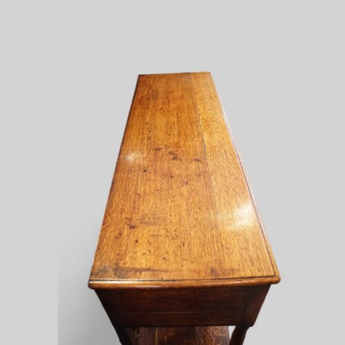 Antique oak South Wales pot board dresser top