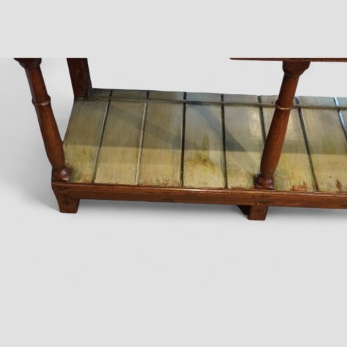 Antique oak painted pot board dresser base boards